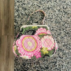 Vera Bradley floral clutch